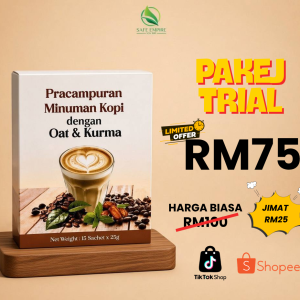 1 KOTAK PREMIX KOPI OAT KURMA