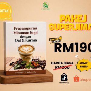 3 KOTAK PREMIX KOPI OAT KURMA